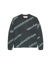 Laden Sie das Bild in den Galerie-Viewer, New Amsterdam - Jacquard Knit Pullover - Shark Green/Teal Sweatshirts New Amsterdam