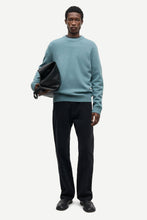 Laden Sie das Bild in den Galerie-Viewer, Samsøe Samsøe - ISAK KNIT SWEATER - Stormy Sea Pullover Samsøe Samsøe