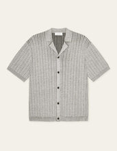 Laden Sie das Bild in den Galerie-Viewer, Les Deux - Evan Knitted Shirt - Regular fit - Grey melange Hemden Les Deux
