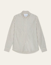 Laden Sie das Bild in den Galerie-Viewer, Les Deux - Konrad Striped Oxford Shirt - Eggnog whtie Sweatshirts Les Deux