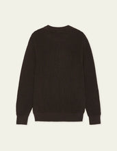 Laden Sie das Bild in den Galerie-Viewer, Les Deux - Rib Crewneck Knit - Mole Brown Sweatshirts Les Deux