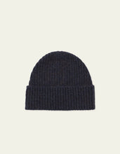 Laden Sie das Bild in den Galerie-Viewer, Les Deux - Rib Beanie - Dark navy Accessoires Samsøe Samsøe