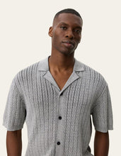 Laden Sie das Bild in den Galerie-Viewer, Les Deux - Evan Knitted Shirt - Regular fit - Grey melange Hemden Les Deux