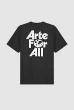 Laden Sie das Bild in den Galerie-Viewer, Arte Antwerp - Arte For All T-Shirt - Black T-Shirts Arte Antwerp