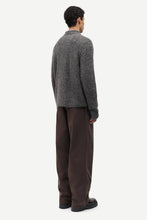 Laden Sie das Bild in den Galerie-Viewer, Samsøe Samsøe - SAJOB ZIP CARDIGAN - Dark grey mel. Cardigan Samsøe Samsøe