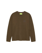 Laden Sie das Bild in den Galerie-Viewer, New Amsterdam - LOGO LONGSLEEVE WAFFLE- BROWN