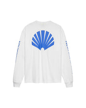 Laden Sie das Bild in den Galerie-Viewer, New Amsterdam - LOGO LONGSLEEVE - WHITE (cobalt) Longsleeves New Amsterdam