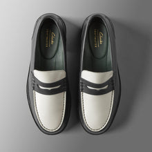 Laden Sie das Bild in den Galerie-Viewer, Clarks - Craft James Lo - Schwarze Kombination Schuhe Clarks