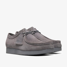 Laden Sie das Bild in den Galerie-Viewer, Clarks - Wallabee Lite - Graues Veloursleder Schuhe Clarks