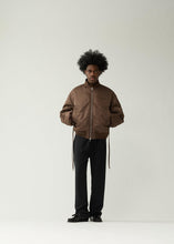 Laden Sie das Bild in den Galerie-Viewer, New Amsterdam - REVERSIBLE BOMBER JACKET BROWN Jacken New Amsterdam