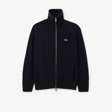 Laden Sie das Bild in den Galerie-Viewer, Lacoste - Zip Neck Trucker Sweatshirt - Navy Blue Pullover Lacoste