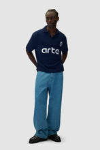 Laden Sie das Bild in den Galerie-Viewer, Arte Antwerp - Football Knit Shirt - Blue T-Shirts Arte Antwerp