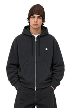 Laden Sie das Bild in den Galerie-Viewer, Carhartt WIP - Hooded Mack Sweat Jacket - Dark Navy / Wax