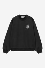 Laden Sie das Bild in den Galerie-Viewer, Carhartt WIP - Hourglass Sweat - Black, Stone washed Sweatshirts Carhartt WIP