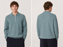 Laden Sie das Bild in den Galerie-Viewer, Samsøe Samsøe - SAISAKS HZ POLO - Stormy Sea Pullover Samsøe Samsøe