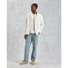 Laden Sie das Bild in den Galerie-Viewer, Wax London - Corey - Check Cotton Shirt - Off White Dobby Hemden Wax London
