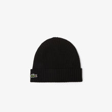 Laden Sie das Bild in den Galerie-Viewer, Lacoste - Beanie - Black Accessoires Lacoste