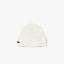 Laden Sie das Bild in den Galerie-Viewer, Lacoste - Beanie - White Accessoires Lacoste