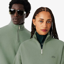 Laden Sie das Bild in den Galerie-Viewer, Lacoste - Fleece Half-Zip- Green Pullover Lacoste