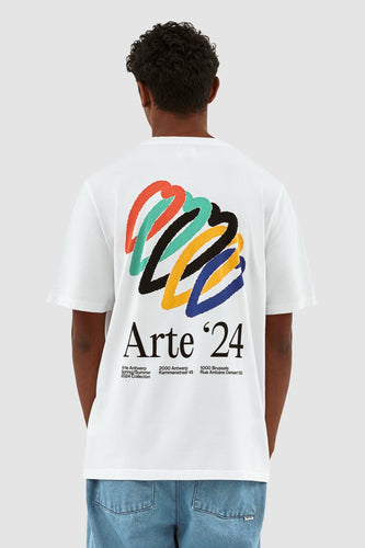 Arte Antwerp - Teo Back Hearts T-Shirt - White T-Shirts Arte Antwerp