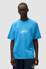 Laden Sie das Bild in den Galerie-Viewer, Arte Antwerp -Circle Logo Cut T-shirt - BLUE T-Shirts Arte Antwerp