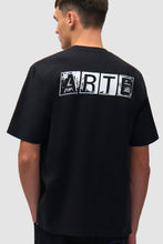 Laden Sie das Bild in den Galerie-Viewer, Arte Antwerp - Faded Back Print T-shirt - black T-Shirts Arte Antwerp