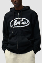 Laden Sie das Bild in den Galerie-Viewer, Arte Antwerp - Circle Logo Zip Hoodie - Black Sweatshirts Arte Antwerp