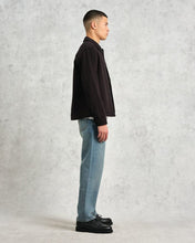 Laden Sie das Bild in den Galerie-Viewer, Wax London - Coleman Weave Cotton Jacket - Black Jacken Wax London