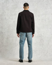 Laden Sie das Bild in den Galerie-Viewer, Wax London - Coleman Weave Cotton Jacket - Black Jacken Wax London