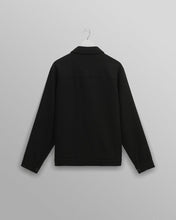 Laden Sie das Bild in den Galerie-Viewer, Wax London - Coleman Weave Cotton Jacket - Black Jacken Wax London