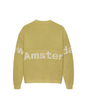 Laden Sie das Bild in den Galerie-Viewer, New Amsterdam - Logo Crew Knit - Apple Green Sweatshirts New Amsterdam