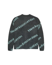 Laden Sie das Bild in den Galerie-Viewer, New Amsterdam - Jacquard Knit Pullover - Shark Green/Teal Sweatshirts New Amsterdam