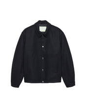 Laden Sie das Bild in den Galerie-Viewer, New Amsterdam - WOOL COACH JACKET BLACK