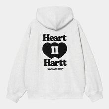 Laden Sie das Bild in den Galerie-Viewer, Carhartt WIP - Hooded Heart II Hartt Sweat Jacket - Ash Heather Sweatshirts Carhartt WIP