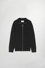Laden Sie das Bild in den Galerie-Viewer, NN07 - Danny Full Zip Pullover - Black Sweatshirts NN07