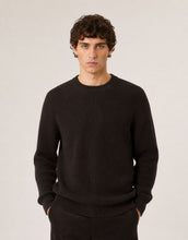 Laden Sie das Bild in den Galerie-Viewer, Les Deux - Rib Crewneck Knit - Mole Brown Sweatshirts Les Deux