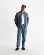 Laden Sie das Bild in den Galerie-Viewer, Wax London - Shelly Seersucker Corduroy Hemd - Blue Hemden Wax London