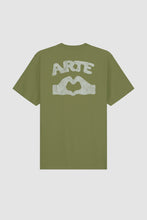Laden Sie das Bild in den Galerie-Viewer, Arte Antwerp - Diels Scribble T-Shirt - Green T-Shirts Arte Antwerp