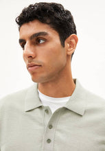 Laden Sie das Bild in den Galerie-Viewer, Armedangels - Taakos Polo - Seagreen T-Shirts Armedangels