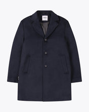 Laden Sie das Bild in den Galerie-Viewer, Wemoto - Corbyn Wool Felt Coat - Navy Blue Jacken Wemoto