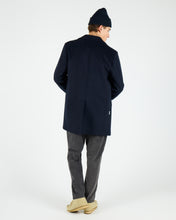 Laden Sie das Bild in den Galerie-Viewer, Wemoto - Corbyn Wool Felt Coat - Navy Blue Jacken Wemoto