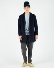 Laden Sie das Bild in den Galerie-Viewer, Wemoto - Corbyn Wool Felt Coat - Navy Blue Jacken Wemoto