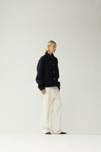 Laden Sie das Bild in den Galerie-Viewer, New Amsterdam - WOOL COACH JACKET BLACK
