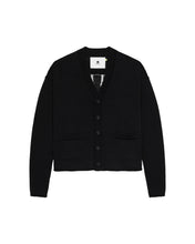 Laden Sie das Bild in den Galerie-Viewer, New Amsterdam - Logo Cardigan - Black Sweatshirts New Amsterdam
