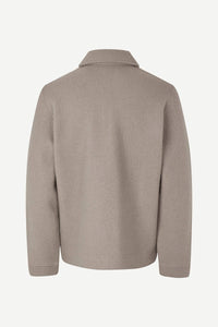 Samsøe Samsøe - Hannes Full Zip - Elephant Skin Pullover Samsøe Samsøe