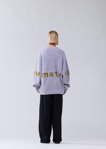 New Amsterdam - Name Crew Knit - Sea Fog Pullover New Amsterdam
