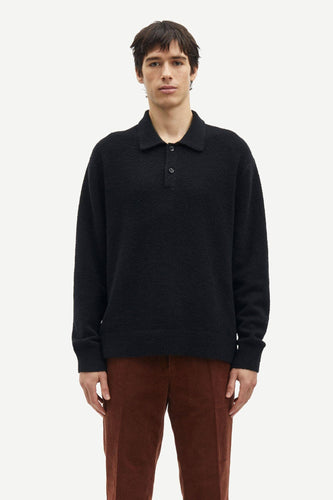 Samsøe Samsøe - Sanino Polo - Black Pullover Samsøe Samsøe