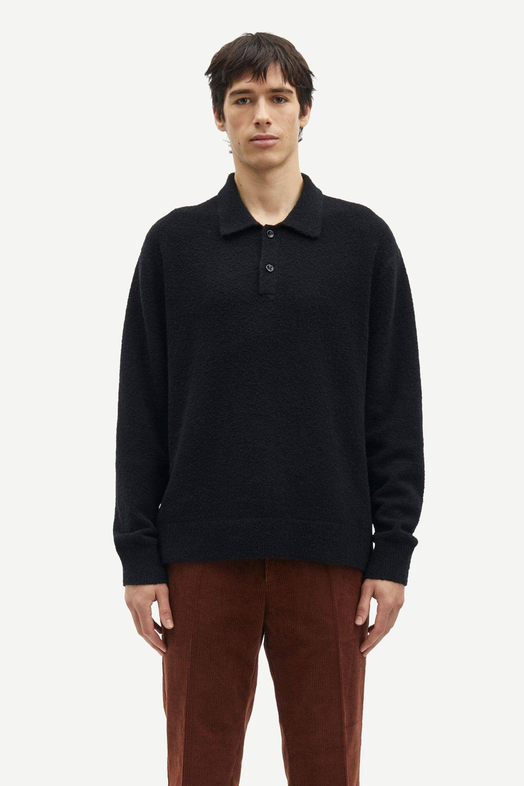Samsøe Samsøe - Sanino Polo - Black Pullover Samsøe Samsøe