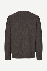 Samsøe Samsøe - Sakoji V-Neck 15329 - Volcanic Ash Pullover Samsøe Samsøe