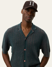 Laden Sie das Bild in den Galerie-Viewer, Les Deux - Evan Knitted Shirt - Regular fit - Sea moss green Hemden Les Deux
